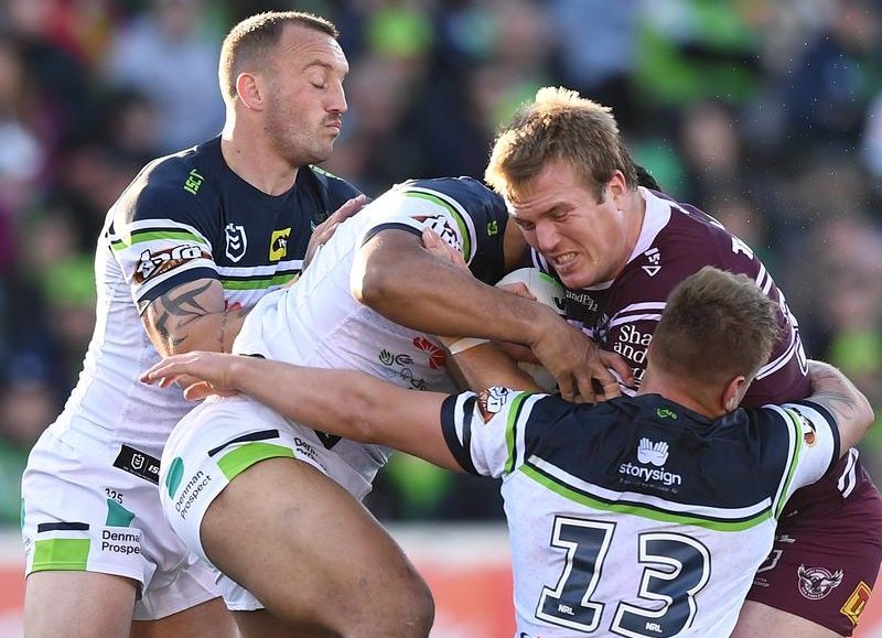 Manly hold off Raiders to stay in NRL four | Sports News Australia